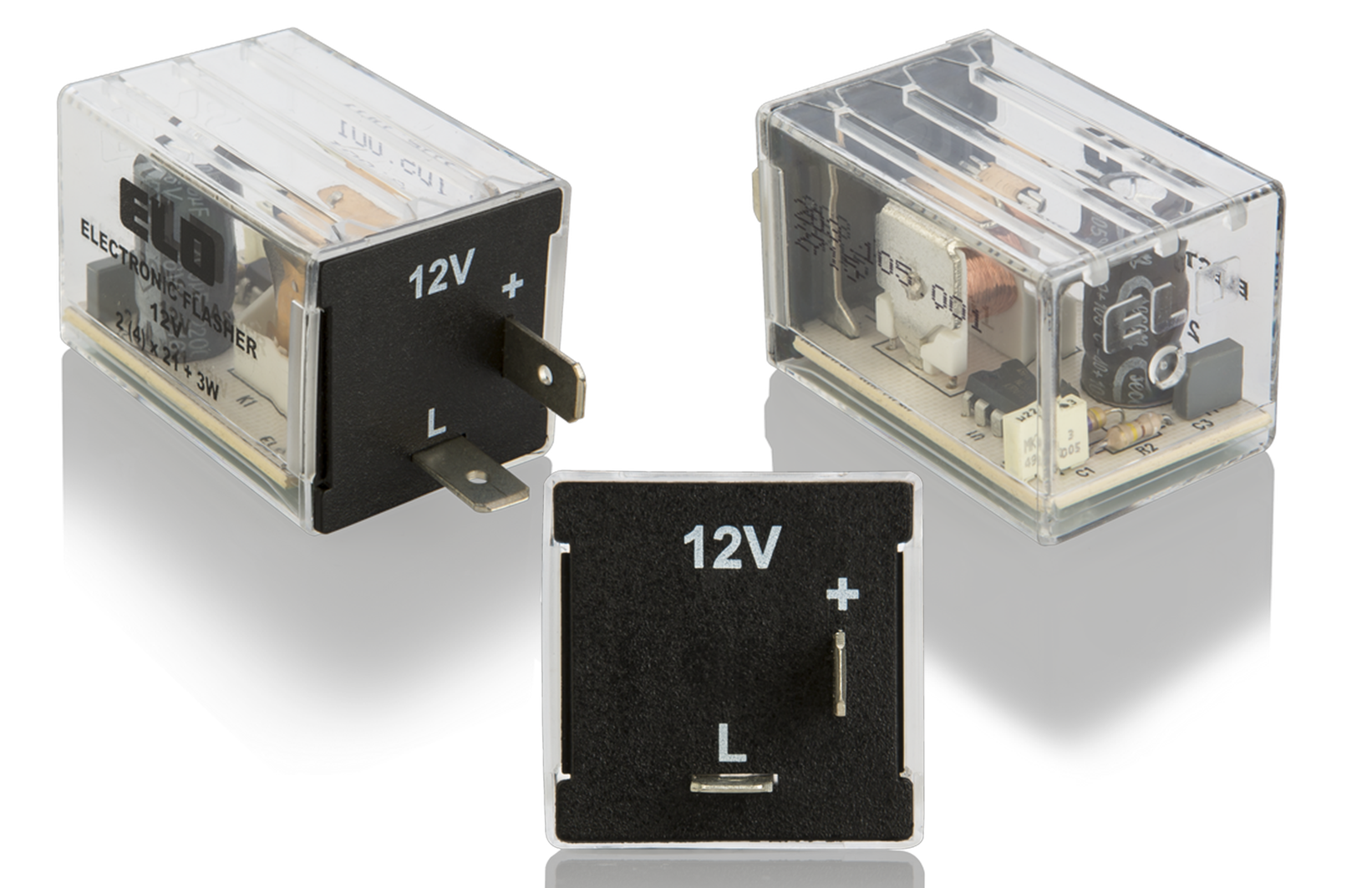 ELECTRONIC FLASHERS 12V (+, L)